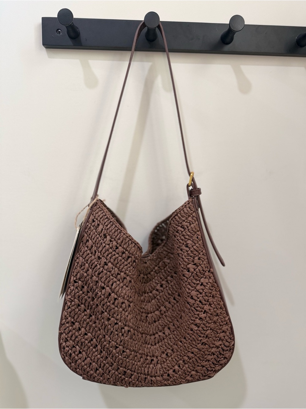 Antik Kraft Brown Woven Shoulder Bag